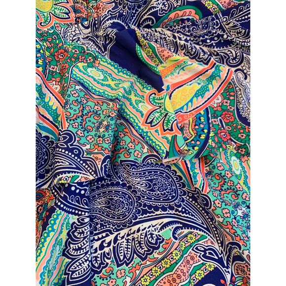 Kenneth Cole 2 piece paisley ruffle tankini S/M - Picture 8 of 8